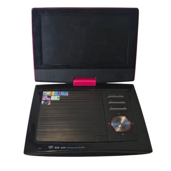 Audiovox DS9849 9″ Portable DVD Player w/ Case & Accessories Tested - Picture 3 of 9